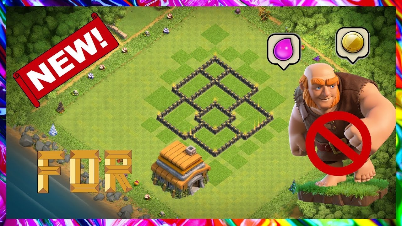 ►New! Clash of Clans  Awesome TH6 Hybrid-Base Layout! 2019 (HD)