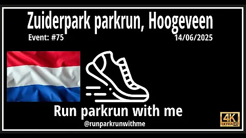 Zuiderpark Hoogeveen parkrun - Event: 75 - 14/06/2025 #parkrun #hoogeveen #netherlands