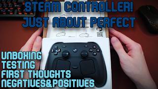 Steam Controller! Mine Finally arrived :') Unboxing, Testing and my first impression