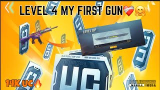 M416 FOOL LEVEL 4 IN THIS VIDEO😱 | I SPEND 14K UC FOR MATERIALS🥰 | MY FIRST LEVEL 4 GUN❤️ #bgmi