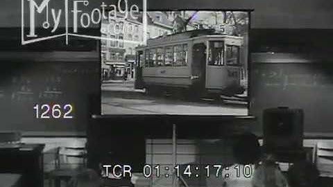 1950s POV Film Within a Film in Schoolroom