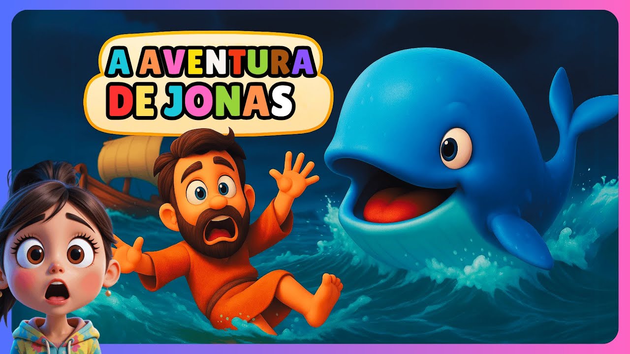 A Aventura de Jonas! 🌊 DEUS TEM UM PLANO! | MÚSICA GOSPEL INFANTIL