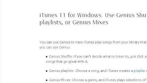 How-To Make Genius Playlists In Itunes