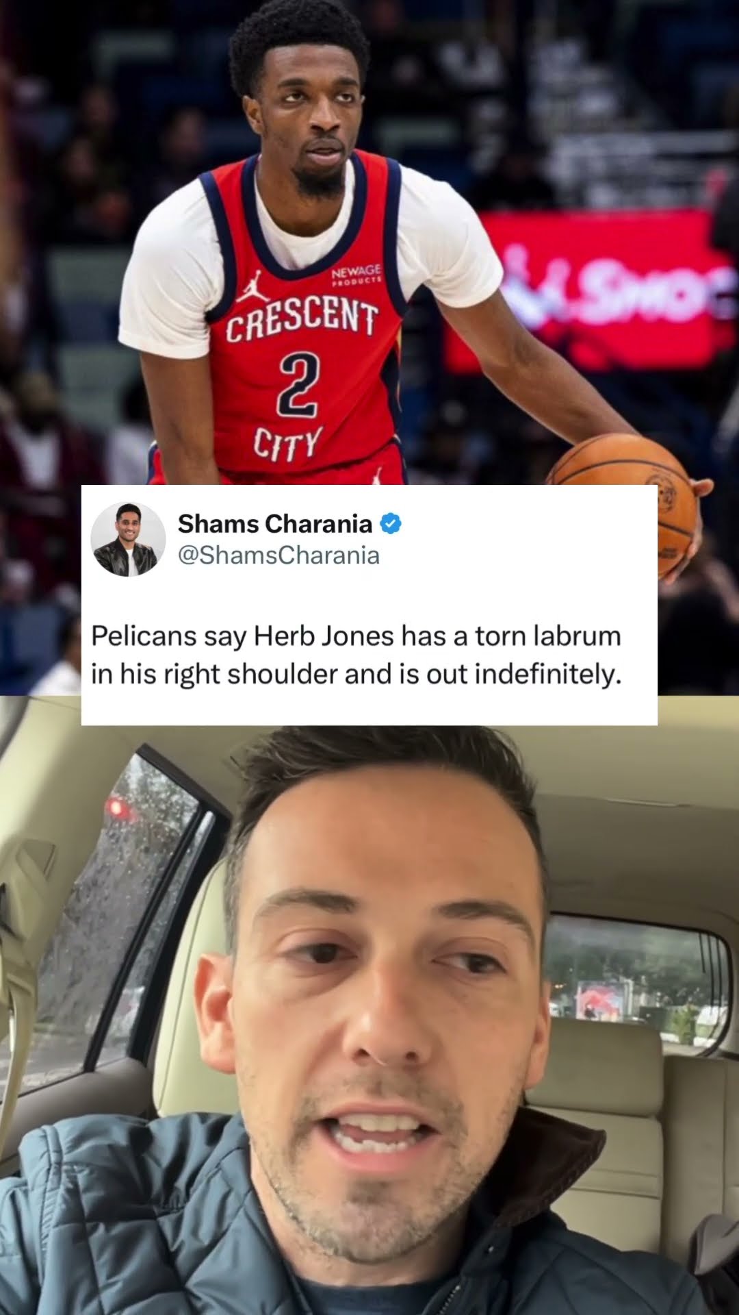BREAKING: New Orleans Pelicans Herb Jones Out Indefinitely With Torn Labrum