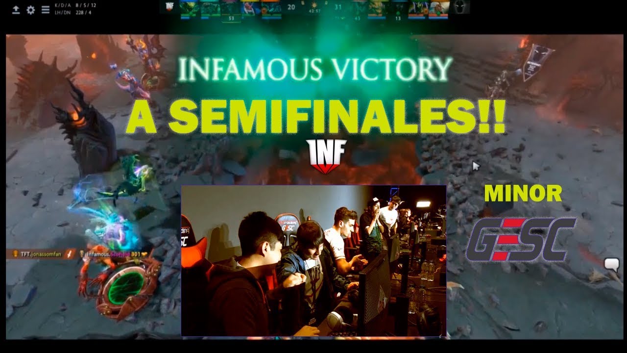 INFAMOUS OBTIENE SUS PRIMEROS PUNTOS EN EL PRO CIRCUIT Y PASA A SEMIFINALES MINOR GESC