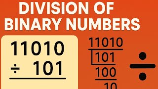 LONG DIVISION IN BINARY NUMBERS