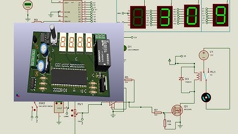 On-Off Temperature Control (ISIS Proteus + PCB design )