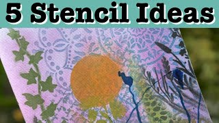I'm Obsessed with Stencils! 5 Ways to Use Them in Your Journal 