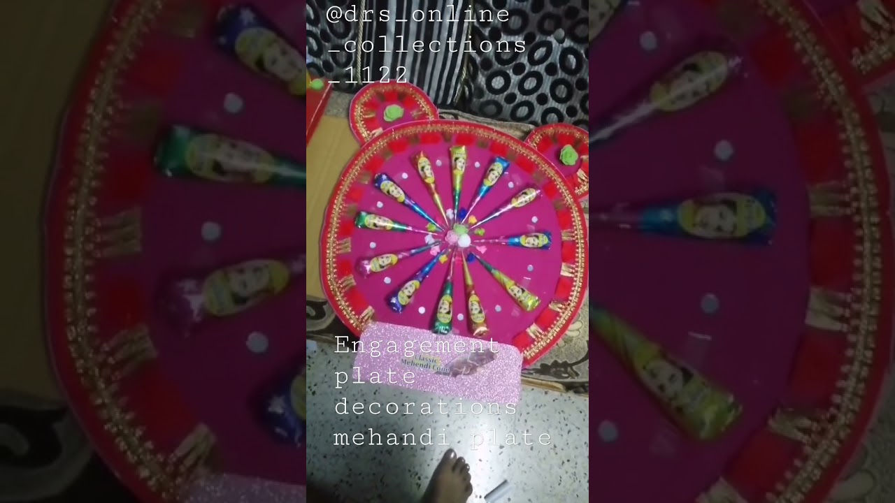 engagement plate decorations/ 