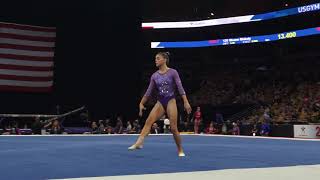 Olivia Dunne - Floor Exercise - 2018 U.S. Gymnastics Championships - Senior Women Day 1