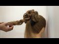 Easy Messy Bun Hairstyle Trick : Roses Bun Hairstyle : Easy Hairstyles