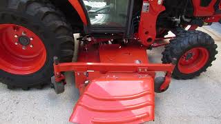 Kubota RC72 Mid Mount Mower install on LX3310 Cab Tractor