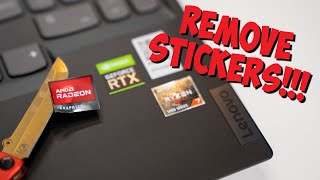 How to Remove Stickers from your laptop!! screenshot 5