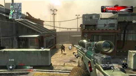 Black Ops - No Scope Double Kill