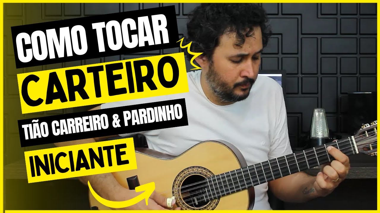 CARTEIRO  - Tião Carreiro e Pardinho | Iniciante | Como tocar na viola | Passo a Passo | Tutorial
