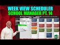 Learn How To Create A Drag &amp; Drop Week View Scheduler In Excel From Scratch [School Manager Pt. 14]