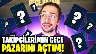 Takipçilerimin GECE PAZARLARINI açıp, SKİN aldırttım! | Valorant