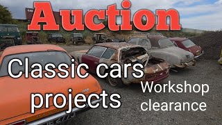 Classic cars and workshop Auction Classic cars and workshop Auction