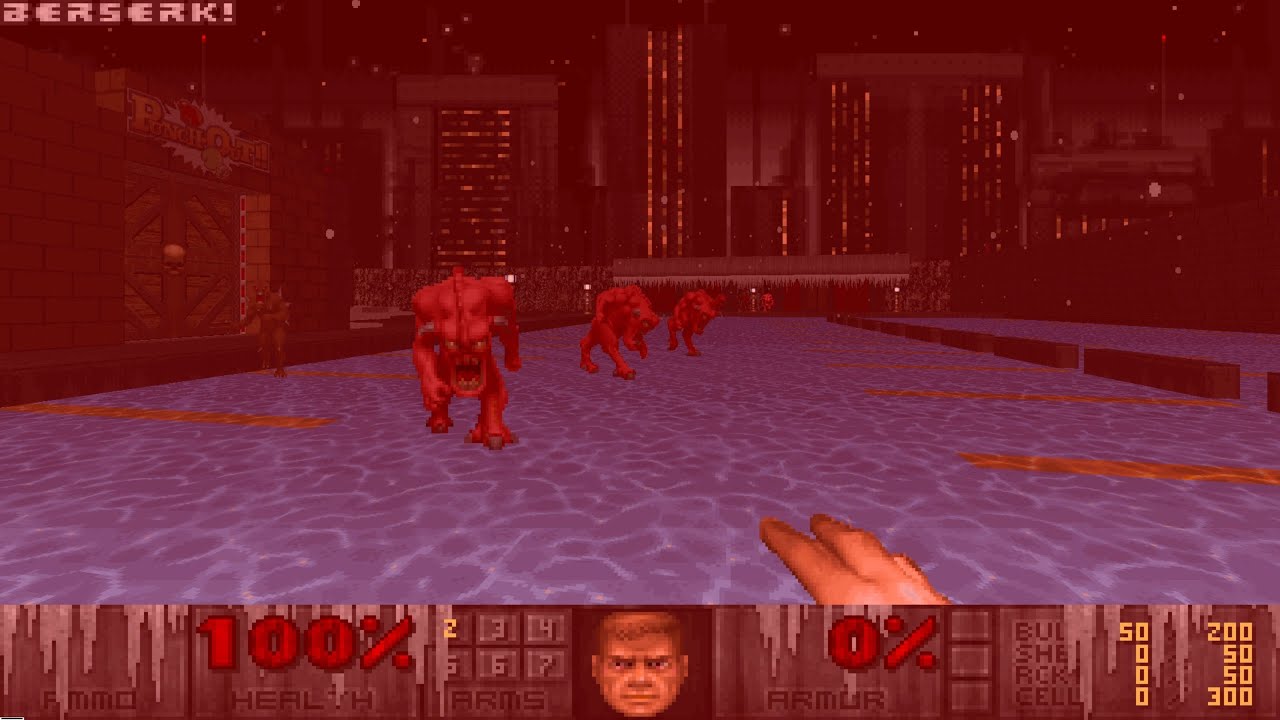 Doom Snow Way Home (2024) MAP31: "My Boy Punch-Out Got Robbed" UV Tyson Speedrun 