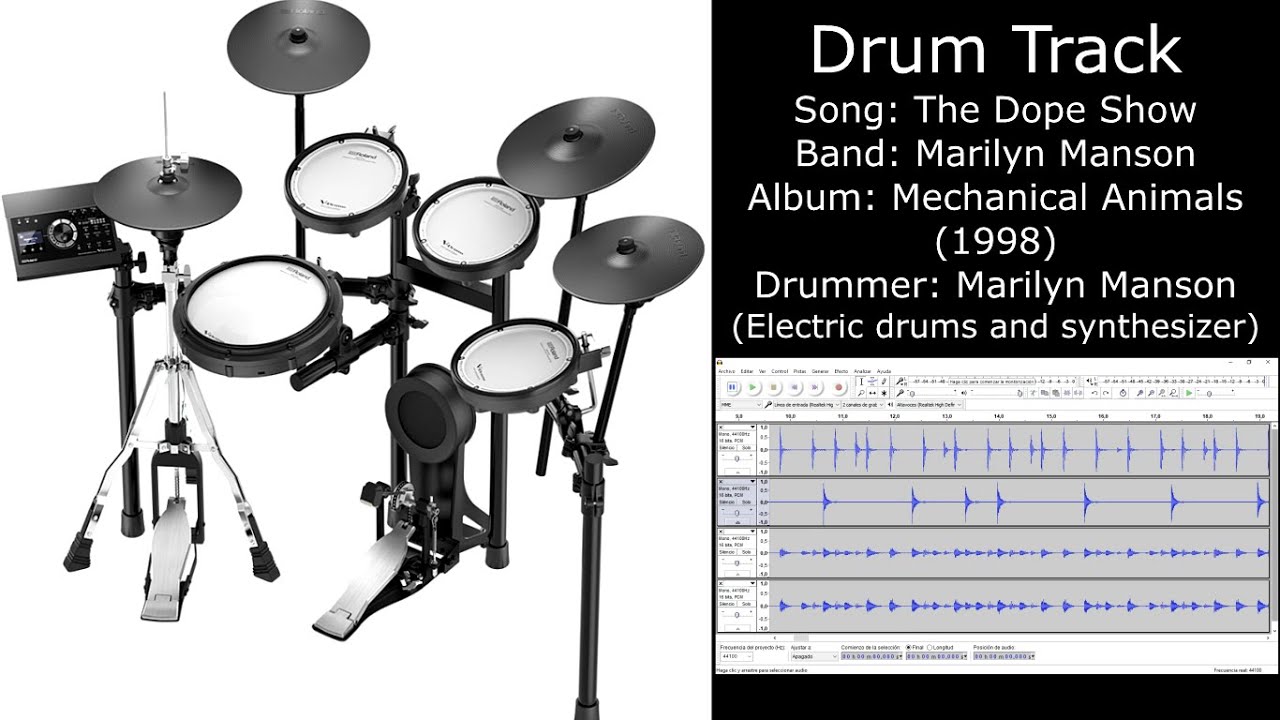 Manson Drums. Драм трек. Sequential Drum tracks. Tracking drums