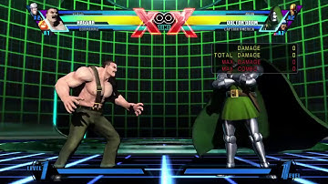 HAGGAR/DORMAMMU/VERGIL RESET COMBO 741,500 DAMAGE - Ultimate Marvel vs. Capcom 3 (PS4)