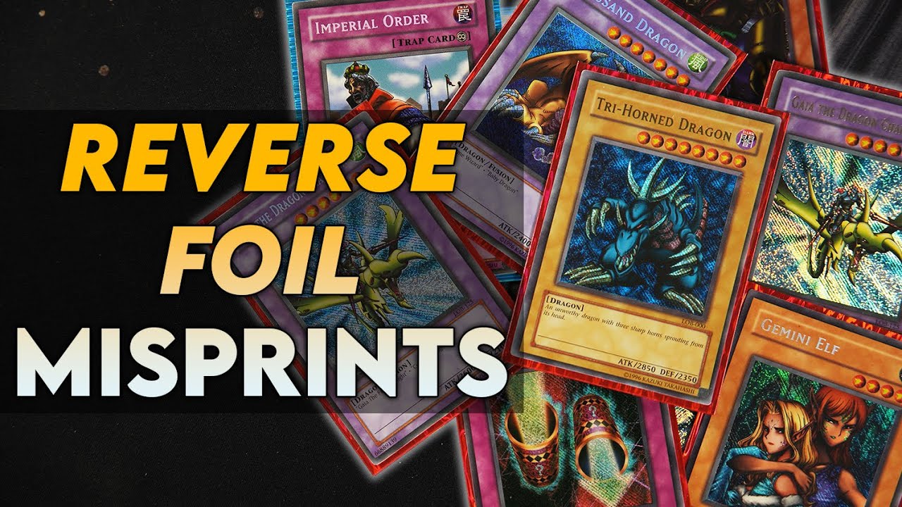 虐殺 / FOIL 1枚 / エラーカード 反転エラー Misprint Guide: Reverse Foil Secret Rare YuGiOh Cards! - YouTube