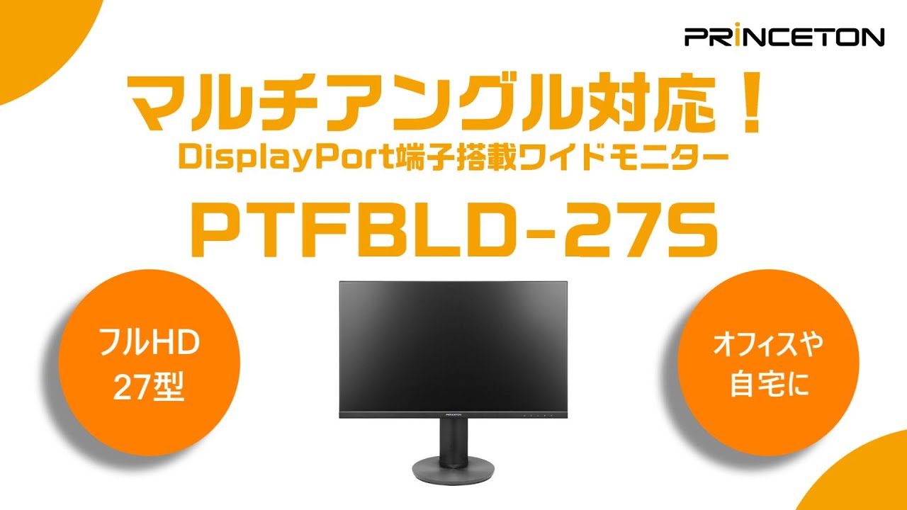 VESA専用モニター　Princeton　フルHD　24インチ