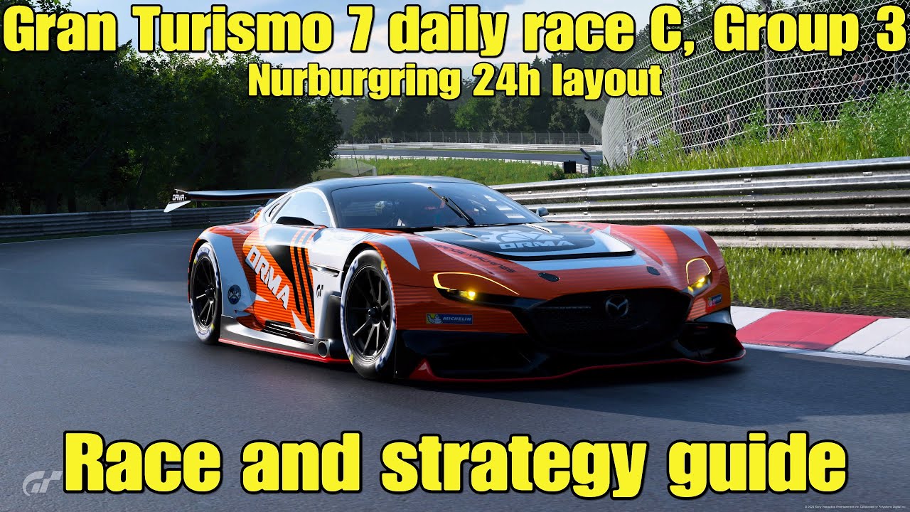 Gran Turismo Sport 24 Stunden Rennen Speichern Gran Turismo 7 daily race C race and strategy guide...Group 3