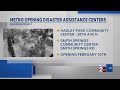 Metro opening disaster assistance centers