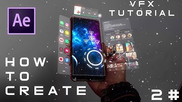 Phone VFX Tutorial In After Effect CC 2019 | How to create Hologram Effect 2020