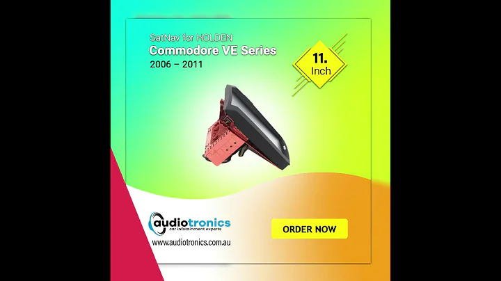 SatNav for HOLDEN Commodore VE Series I 2006 – 2011  11″ inch VERSION II