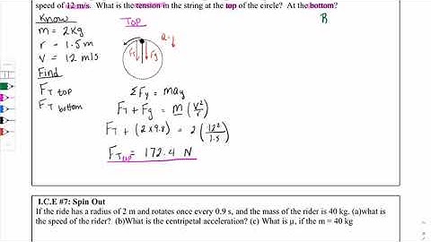 Circular Motion Ball on a string problem