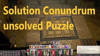 Pathfinder Wrath of The Righteous, Solution Conundrum unsolved Puzzle screenshot 5