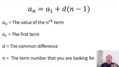 Explicit Formula - Arithmetic Sequence