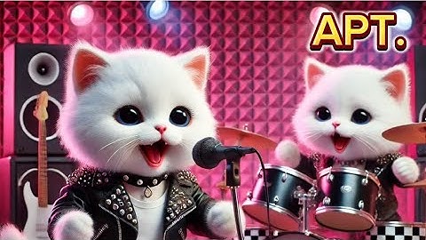ROSE  Bruno Mars  _ APT. (Pretty Kittens) Cat Parody APT 고양이😻