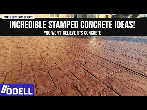 You Won't Believe These Stamped Concrete Patterns! | Patio & Driveway Ideas