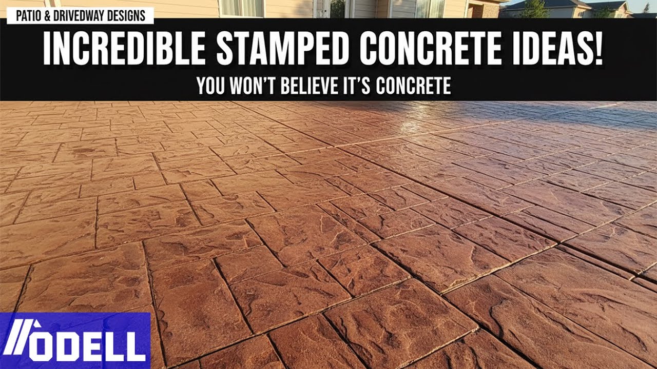 You Won't Believe These Stamped Concrete Patterns! | Patio & Driveway Ideas