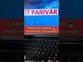 🔥 Windows PC 🖥️ running slow? Check performance in 30 Seconds! #cpu #performance #pc #itparivar