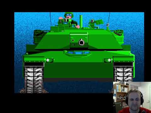 M1 Tank Platoon - Amiga gameplay  |  High quality tank simulator by Microprose