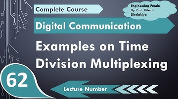 Examples of Time Division Multiplexing TDM | Digital Communication | Engineering Funda