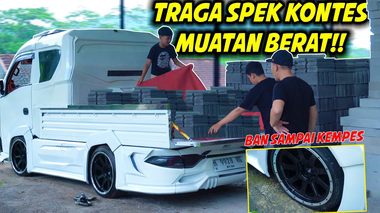 PICKUP SPEK KONTES, TRAGA DITDIM COBA BUAT MUATAN BERAT APAKAH MAMPU??