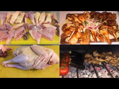 Hinduşka kababı və doğranılması 🦃( Kebab di tacchino )