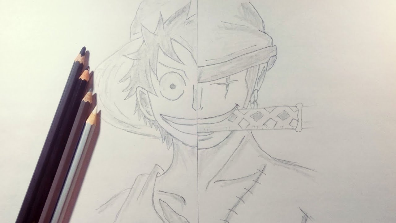 Tutorial da zoeira como desenhar o luffy #luffy #desenho #anime #draw #art  #sketchbook