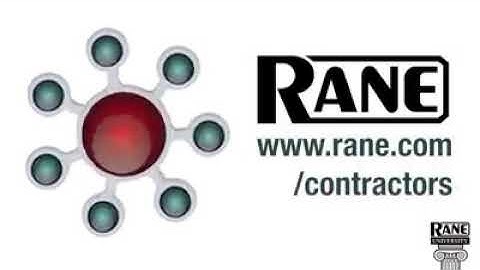 RANE Commercial - Halogen Training - L102- Building a 2 Source x 4 Zone Configuration