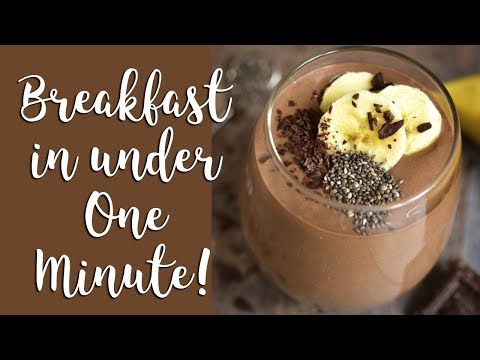 vegan-smoothie-breakfast-in-under-one-minute--how-to-make-a-chocolate-peanut-butter-banana-smoothie!