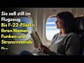 Sie saß still im Flugzeug – bis F-22-Piloten ihren Namen funken und strammstanden.