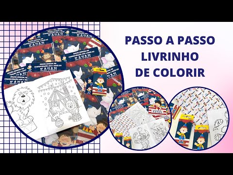 PASSO A PASSO DE COMO FAZER LIVRO DE COLORIR | DESCOMPLICANDO A PAPELARIA