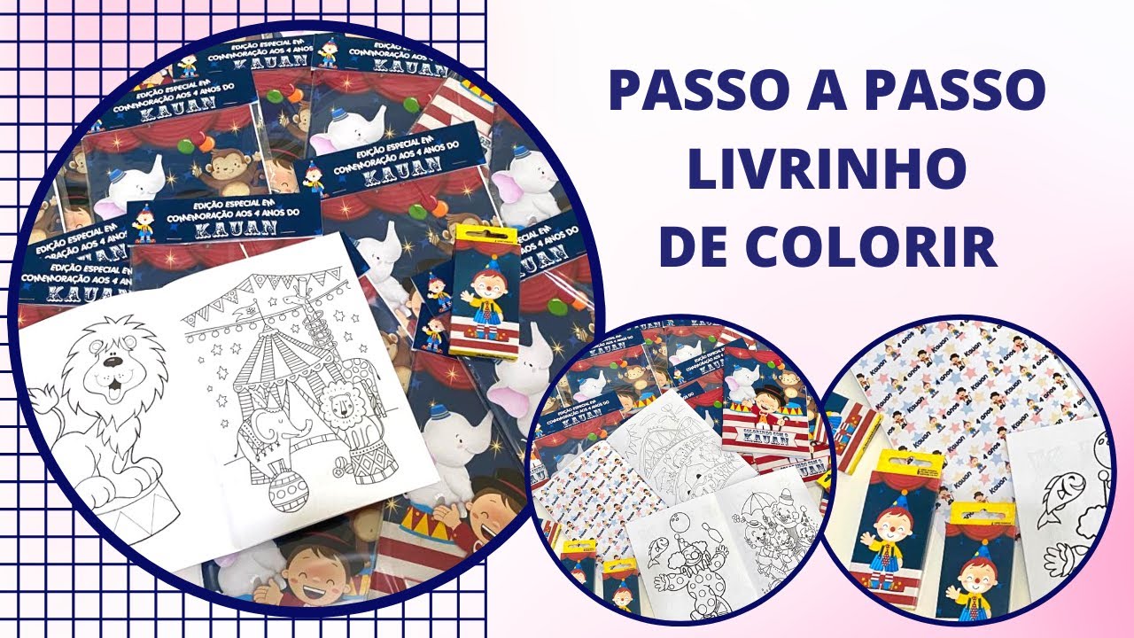 PASSO A PASSO DE COMO FAZER LIVRO DE COLORIR | DESCOMPLICANDO A PAPELARIA