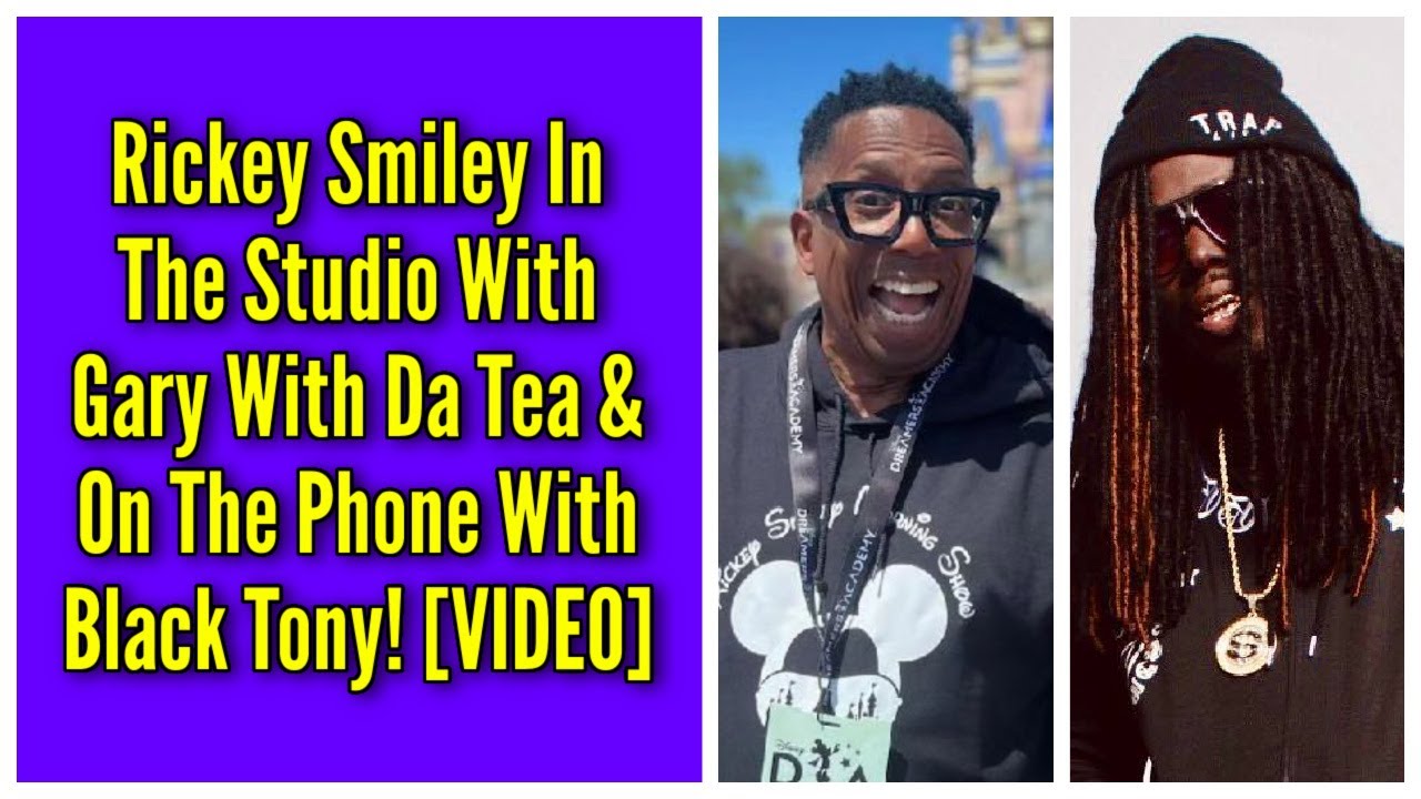 In The Studio With Gary With Da Tea & On The Phone With Black Tony!