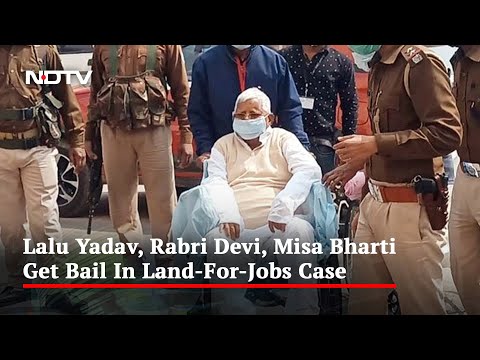 Lalu Yadav, Rabri Devi, Daughter Get Bail In Land-For-Jobs Case